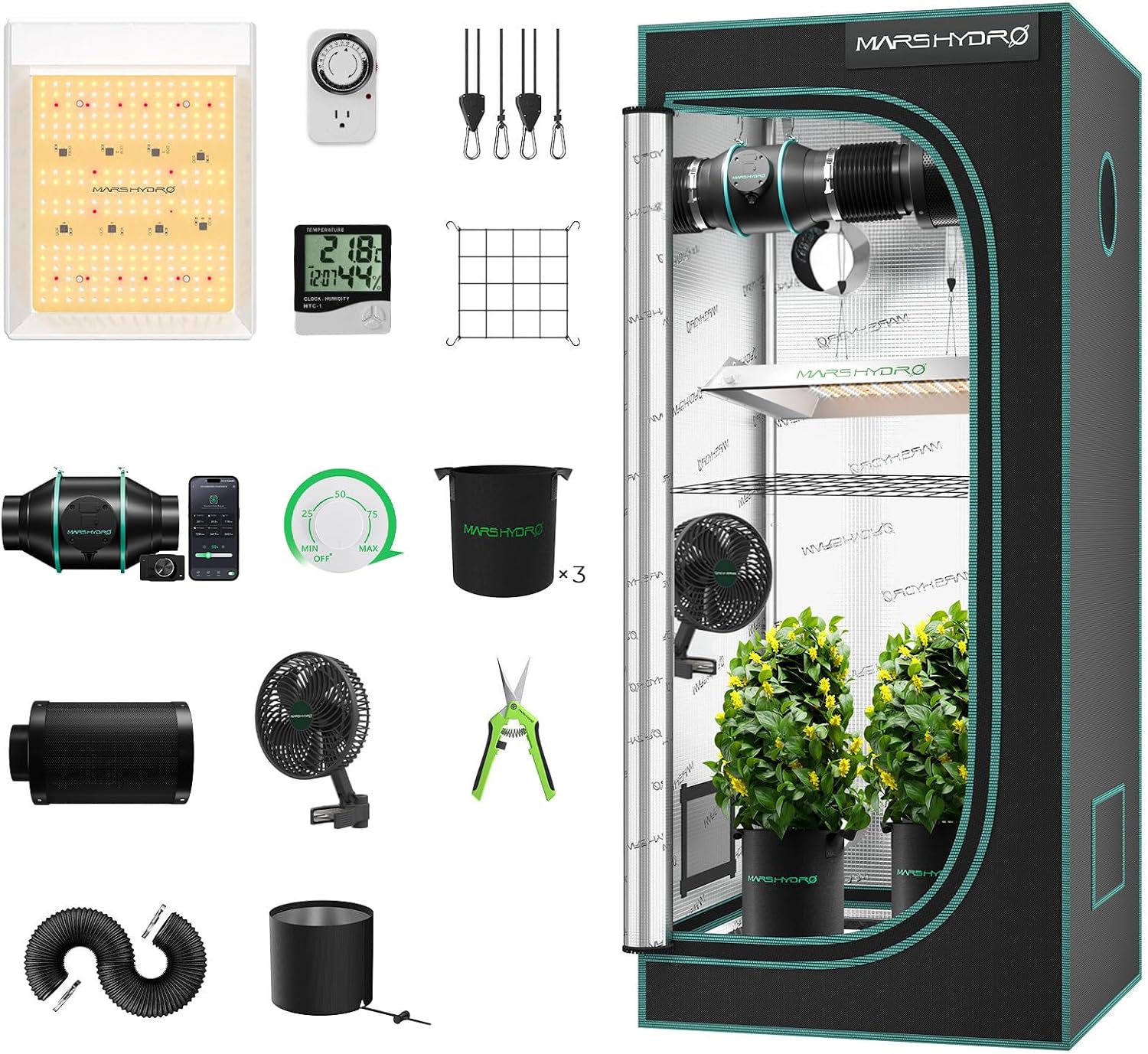 Mars Hydro 2x2 Tent Kit