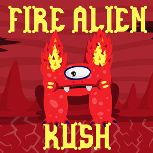 Fire Alien Kush cannabis strain