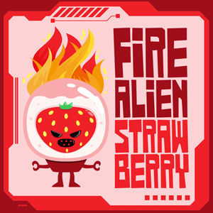 Fire Alien Strawberry cannabis strain
