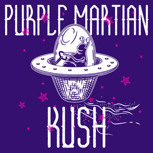 Purple Martian Kush cannabis strain